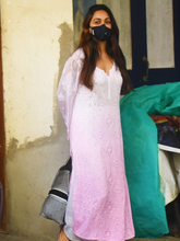 Alina Pink Full Sleeves Chikankari Kurta